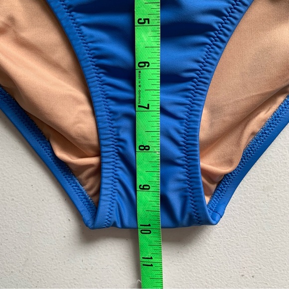 J Crew Scrunchie Strap Bikini Bottom Size XL Full Coverage Sail Blue NWT - Picture 14 of 14